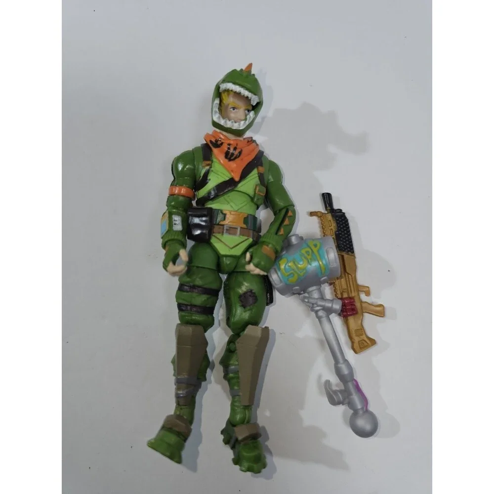 Fortnite Rex Action Figure with assorted accessories Loose No packaging